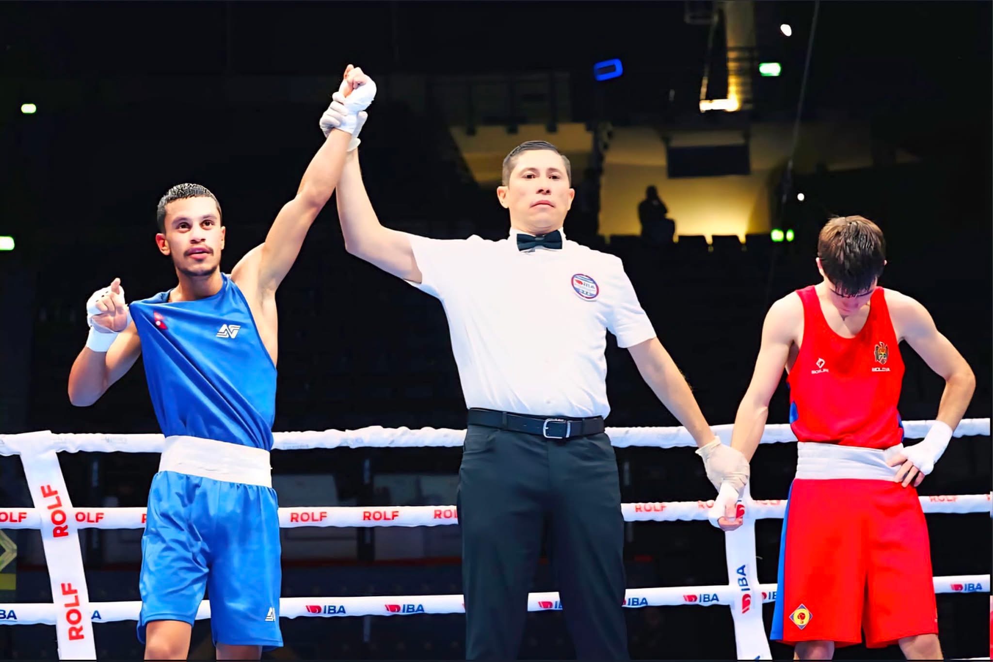 दुबईमा जारी IBA विश्व बक्सिङ च्याम्पियनसिपमा उप्रेतीको ऐतिहासिक प्रदर्शन, १०,००० डलर पुरस्कार सुरक्षित