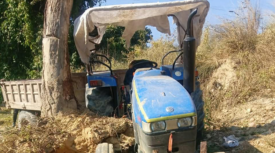 मकवानपुरको अधेरीमा ट्याक्टर दुर्घटना, ३ जनाको मृत्यु