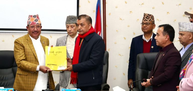 नेपाली कांग्रेसको गगन–विश्व समूहलाई निर्वाचन आयोगको मान्यता