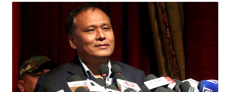 कुलमान घिसिङले राजिनामा दिदै, केही बेरमा पत्रकार सम्मेलन