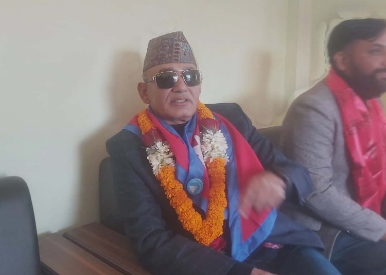 राजनाथ पाण्डेले काठमाडौँ–३ बाट गरे उम्मेदवारी दर्ता