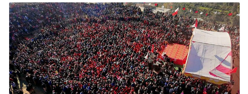 जनार्दन शर्माको आधारभूमि रुकुम पश्चिममा नेकपाको सभामा उत्साहजनक सहभागिता